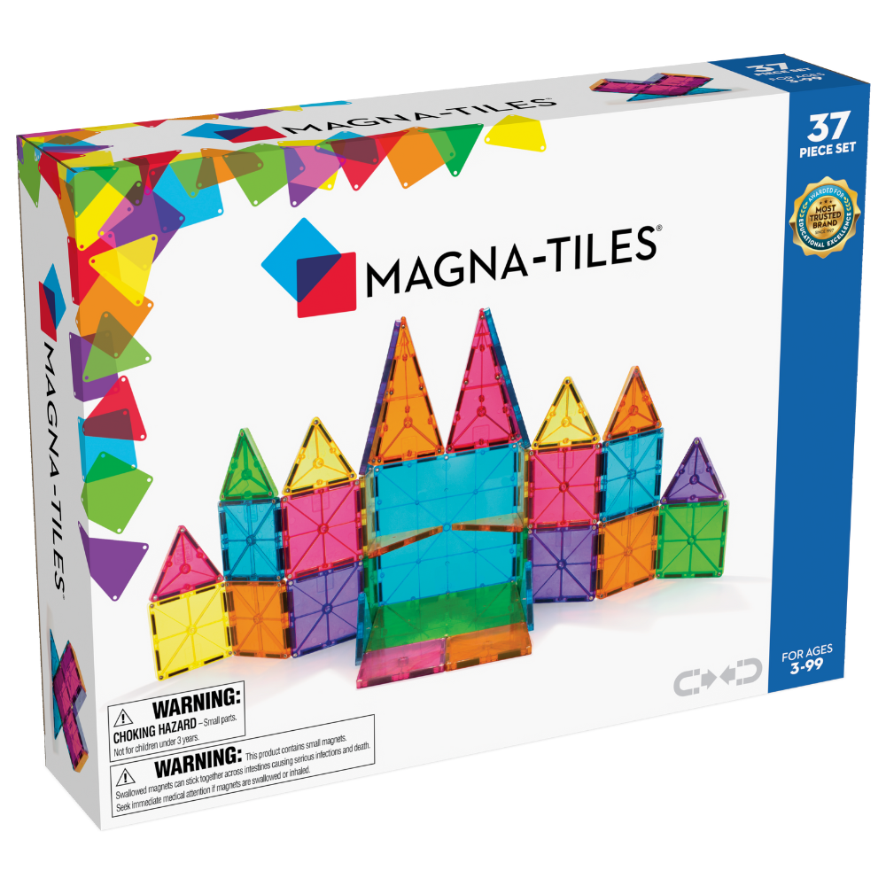 Magna-Tiles - Storage Bin Bundle 84-Piece Magnetic Construction Set