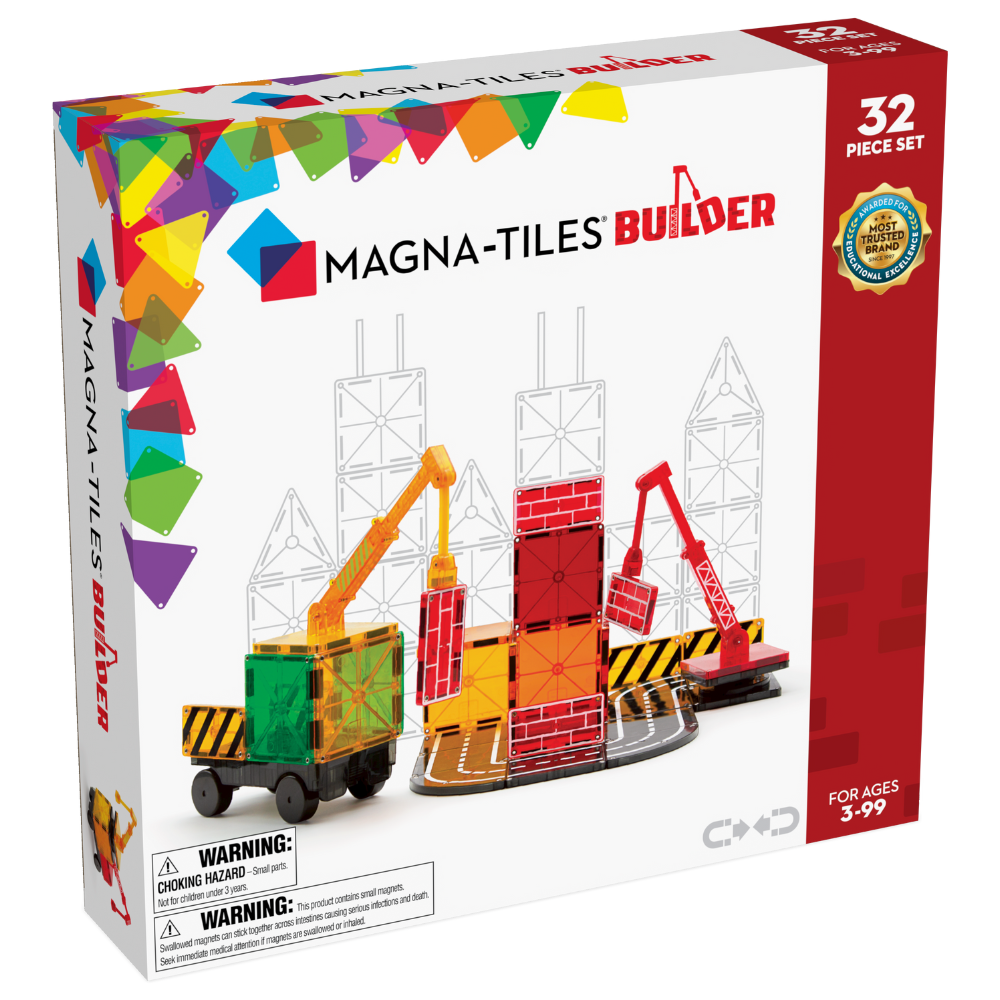  MAGNA-TILES Classic 100-Piece Magnetic Construction
