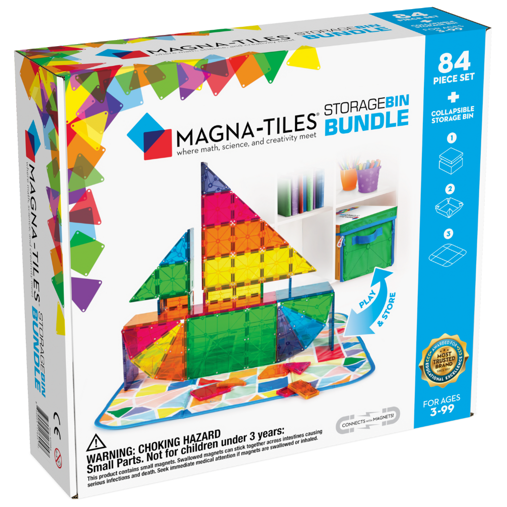 Magna-Tiles: Storage Bin & Playmat