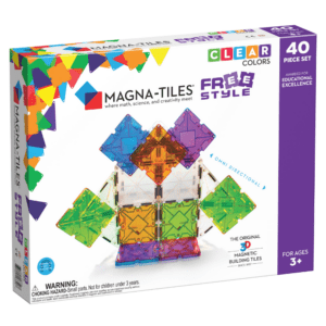 Front of MAGNA-TILES® Freestyle 40-Piece Set package