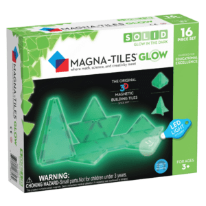 Magna-Tiles Glow in the Dark 16-Piece Set