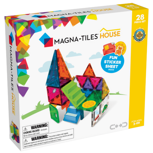 Front of MAGNA-TILES® House 28-Piece Set package