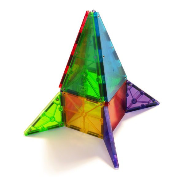 Rocket Made With Magna-Tiles® Clear Colors