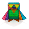 Owl built using MAGNA-TILES® Classic 37-Piece Structure