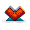 Example structure built with MAGNA-TILES® Classic 37-Piece Set