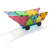 Example car from MAGNA-TILES® Frost Grand Prix 50-Piece Set