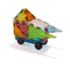 Example truck from MAGNA-TILES® Frost Grand Prix 50-Piece Set