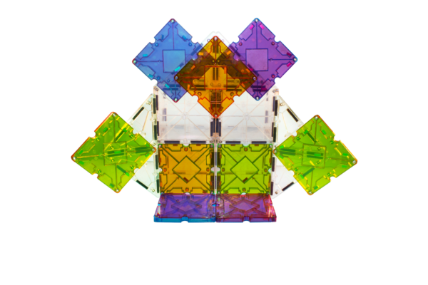 Example structure using MAGNA-TILES® Freestyle 40-Piece Set