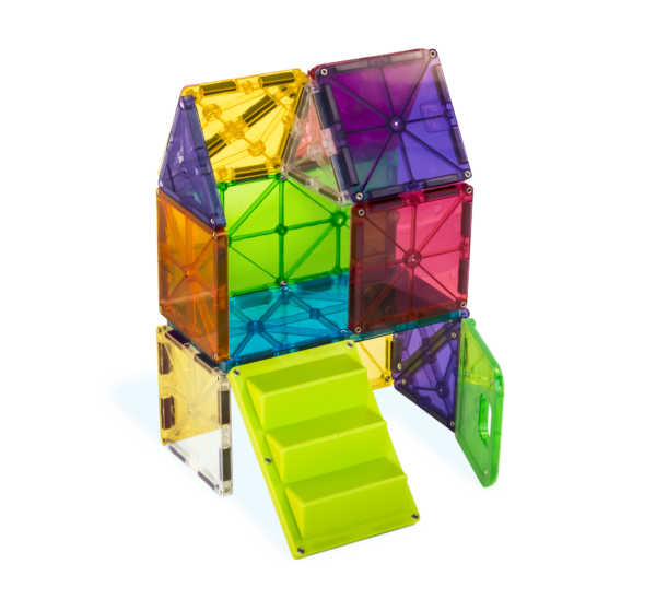 Example structure #2 built with MAGNA-TILES® House 28-Piece Set