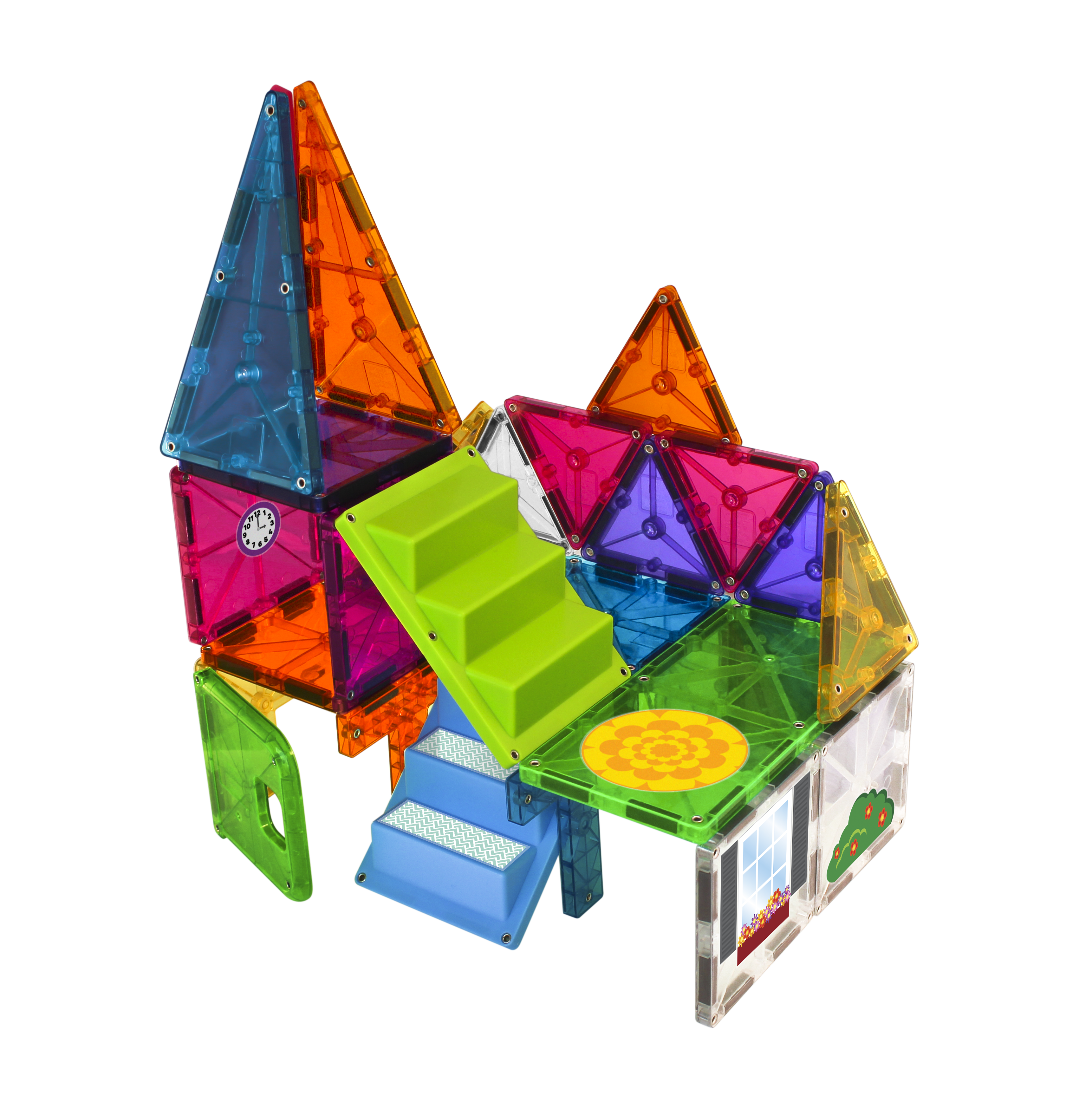 MAGNA-TILES Metropolis 110-Piece Magnetic Construction Set, The ORIGINAL  Magnetic Building Brand