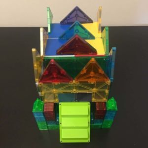 magna tiles house set