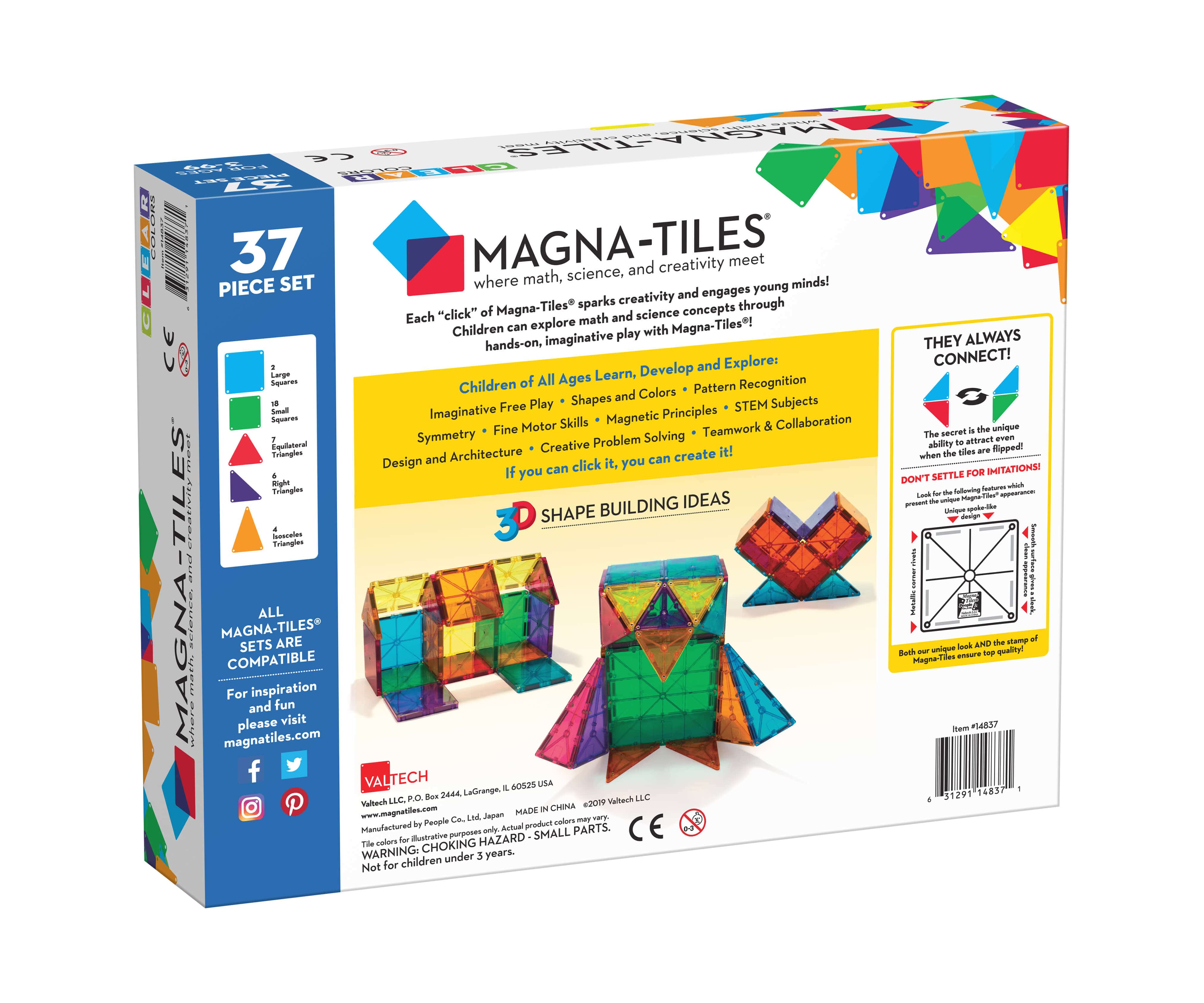 magna tiles 37 piece