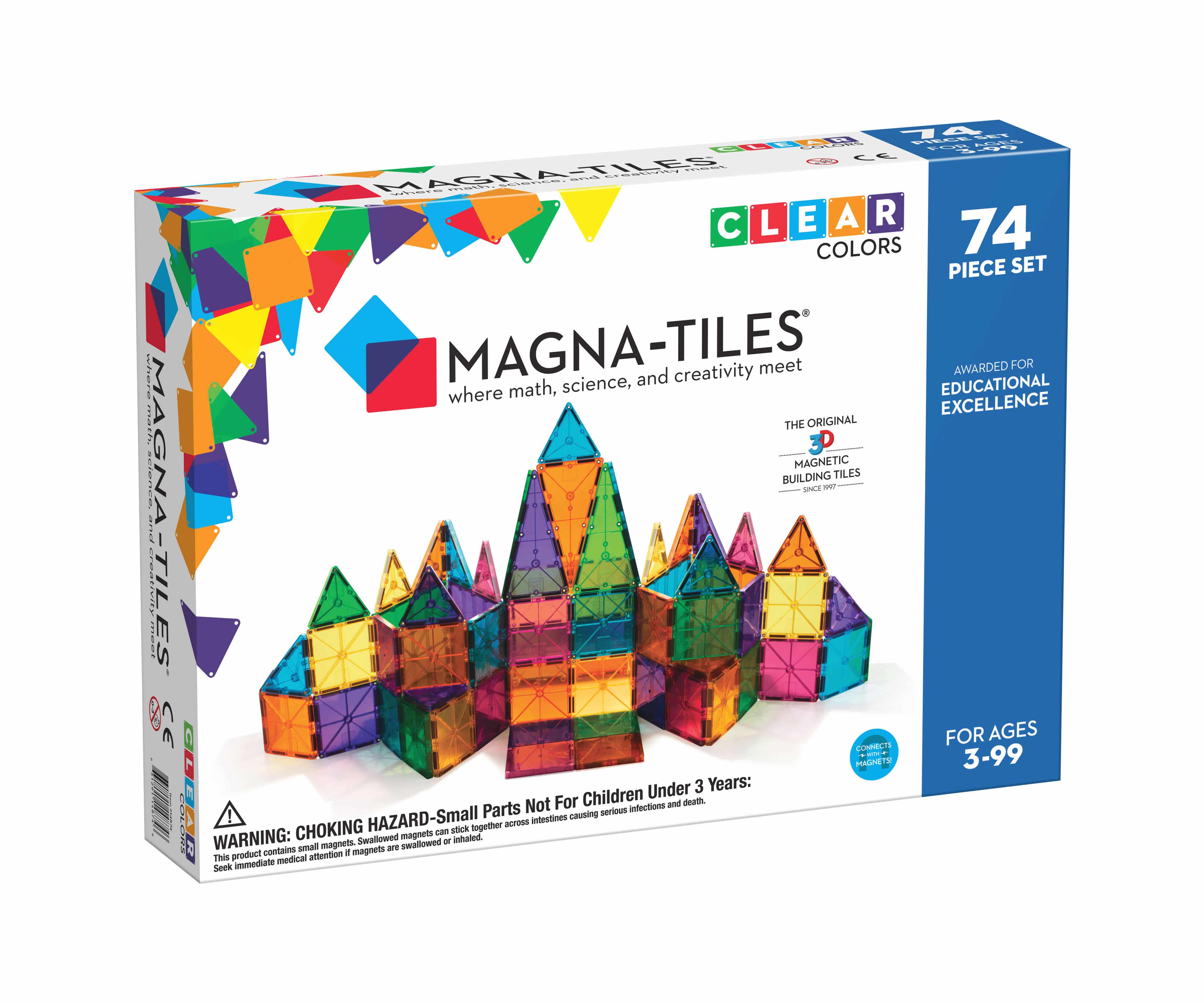 magna tiles 74 piece set