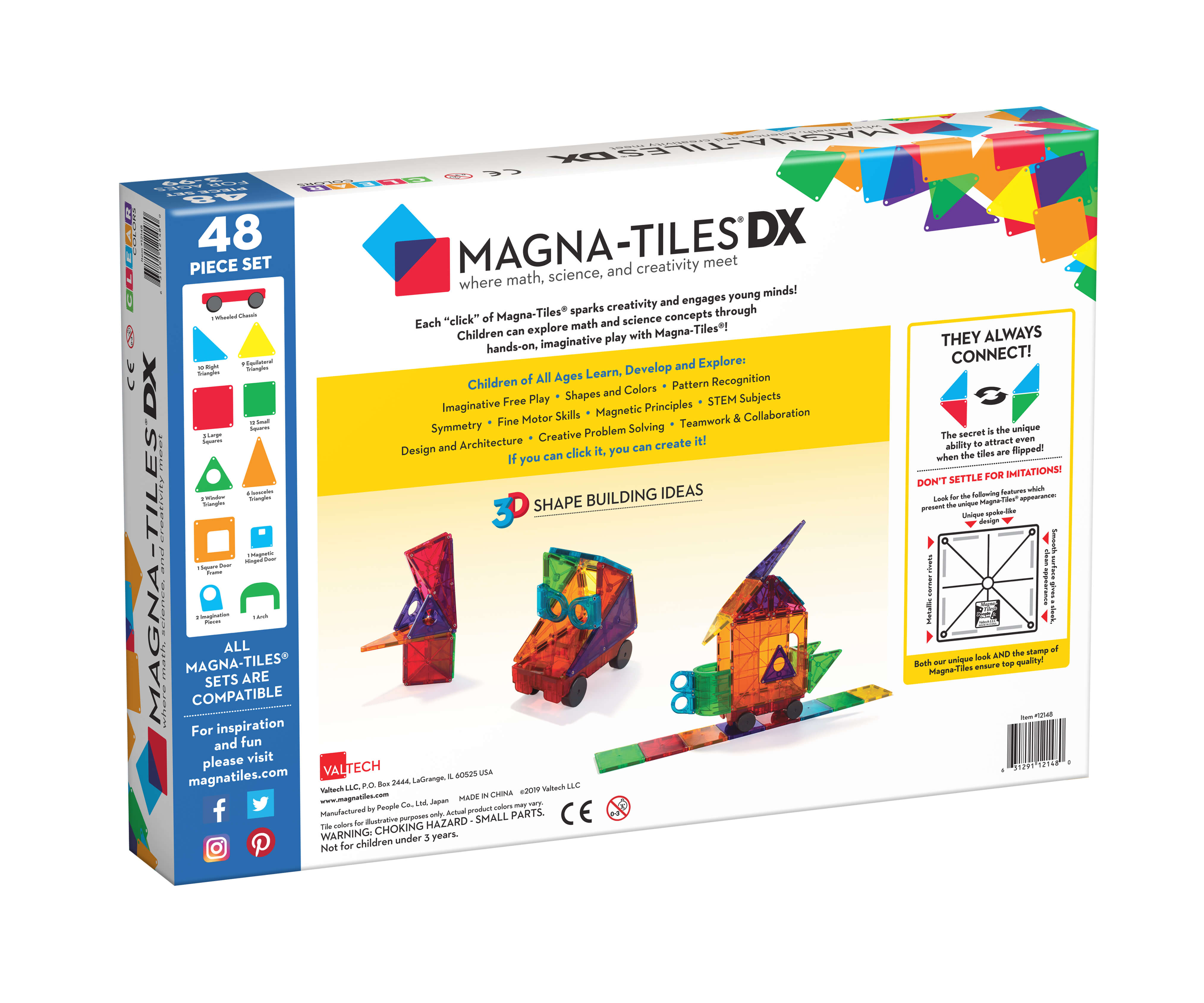 magna tiles 74 piece set