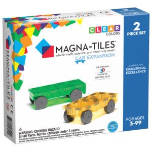Front Of Box For Magna-Tiles® Cars 2-Piece Expansion Set