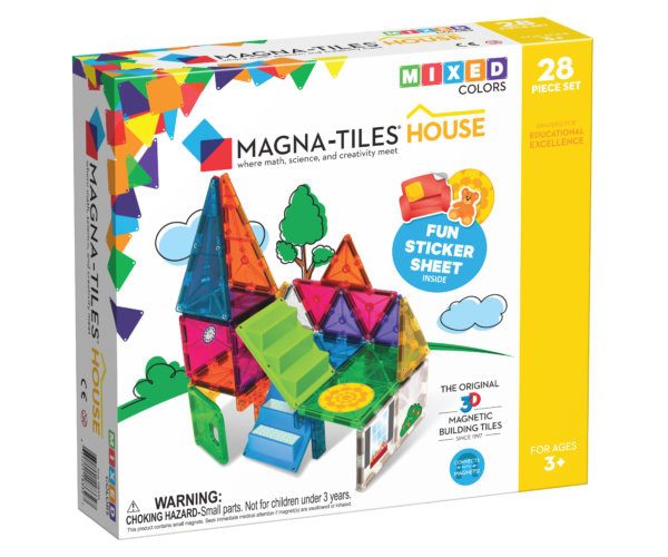 Front Of Magna-Tiles® House 28-Piece Set Box