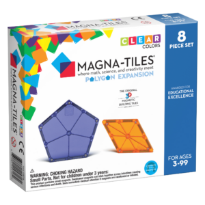 Front of MAGNA-TILES® Polygons 8-Piece Expansion Set package