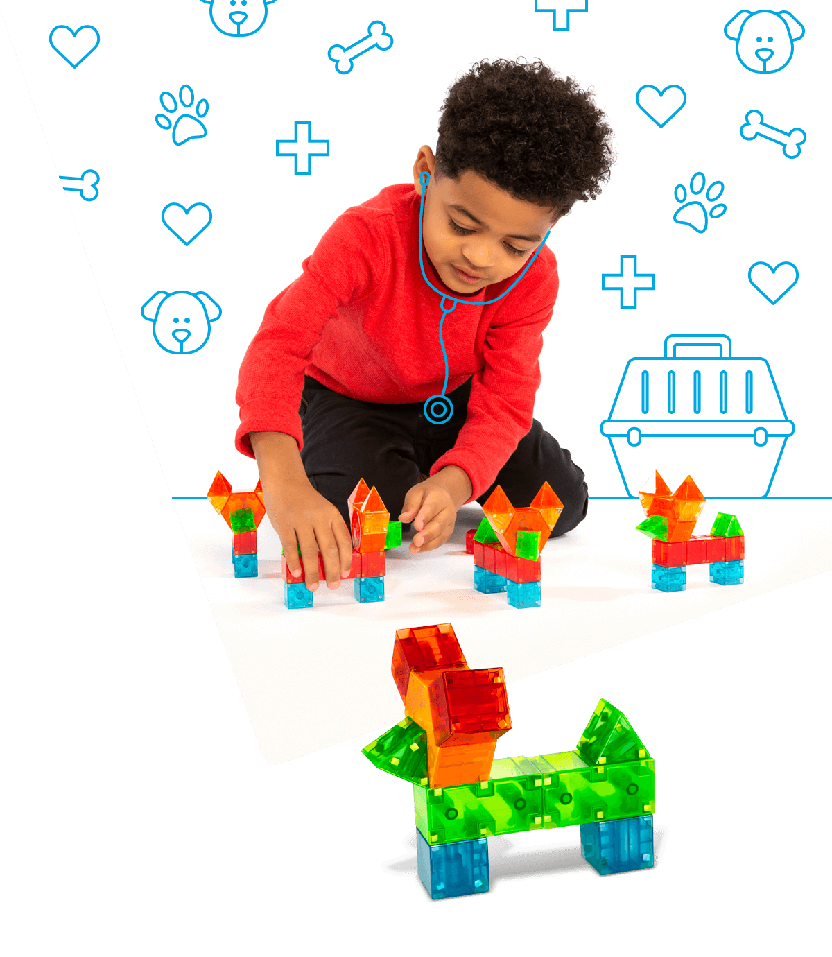 magna tiles transparent
