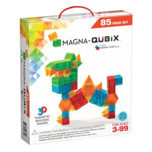 Front of Box For Magna-Qubix® 85-Piece Set Box