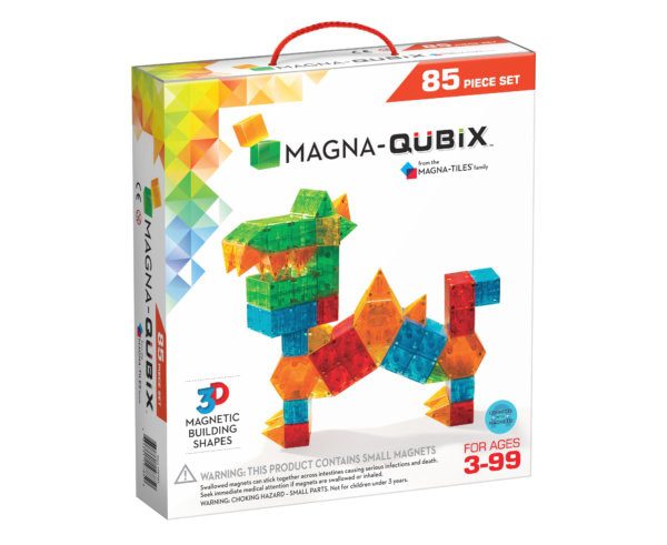 Front of Box For Magna-Qubix® 85-Piece Set Box