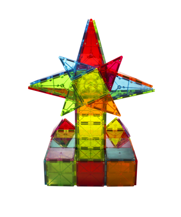 Example tower with of MAGNA-TILES® Metropolis 110-Piece Set