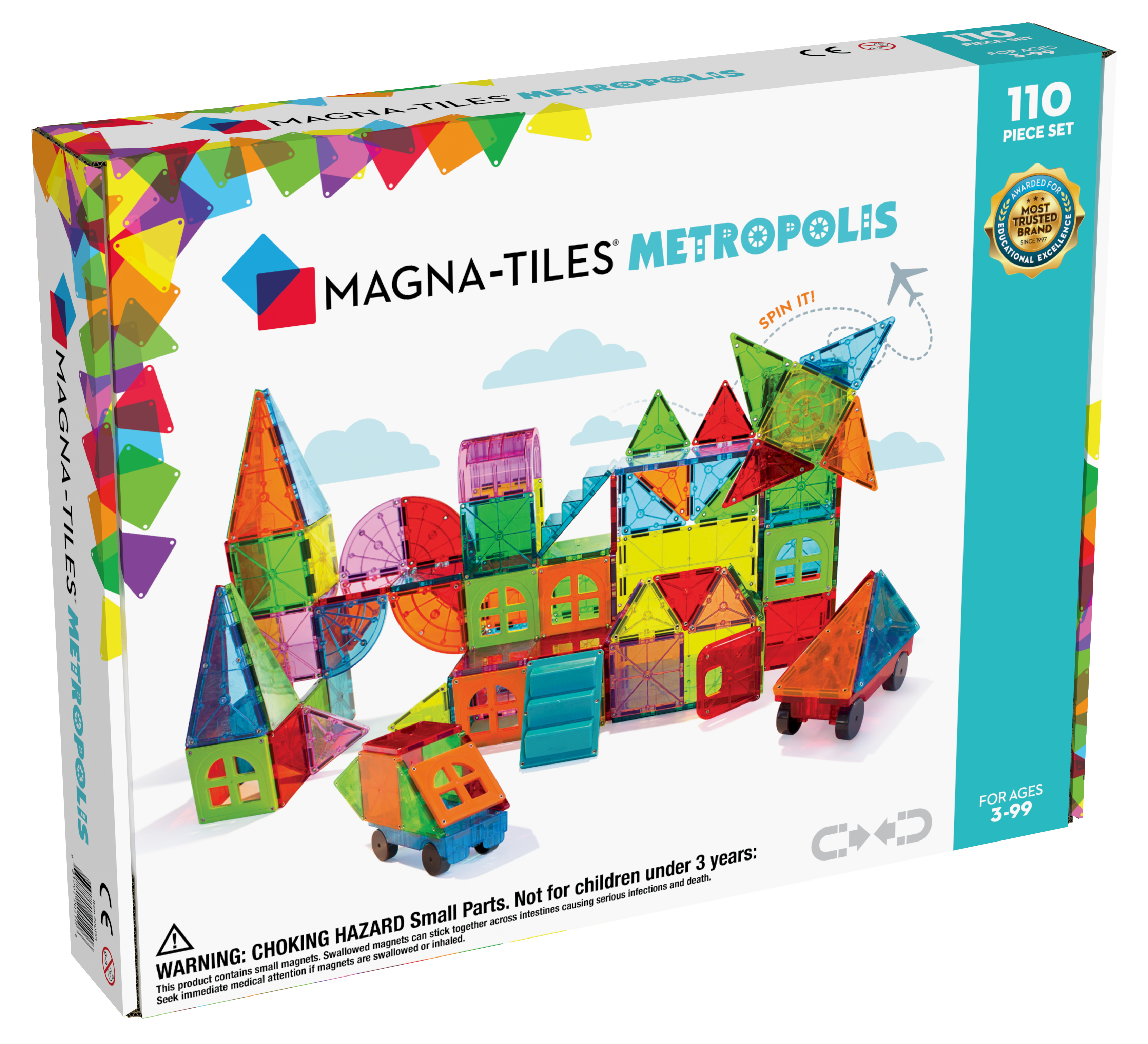 Magna-Tiles Metropolis 110-Piece Set 