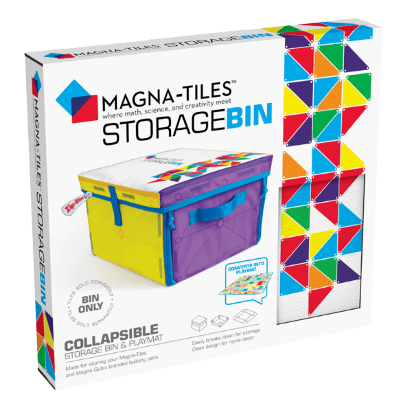 Front Of Magna-Tiles® Storage Bin & Interactive Play-Mat Box