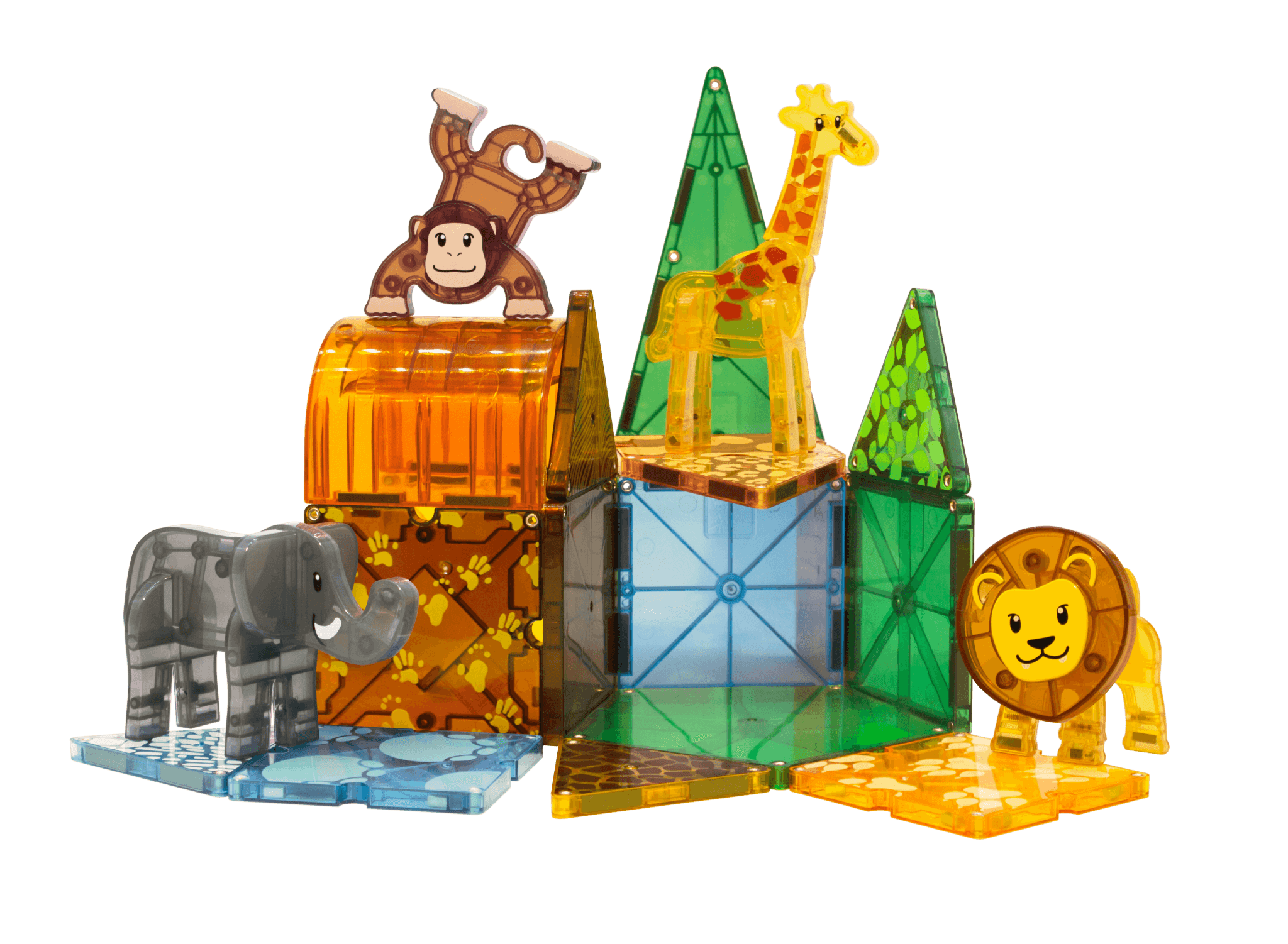 magna tiles safari animals 25 piece set