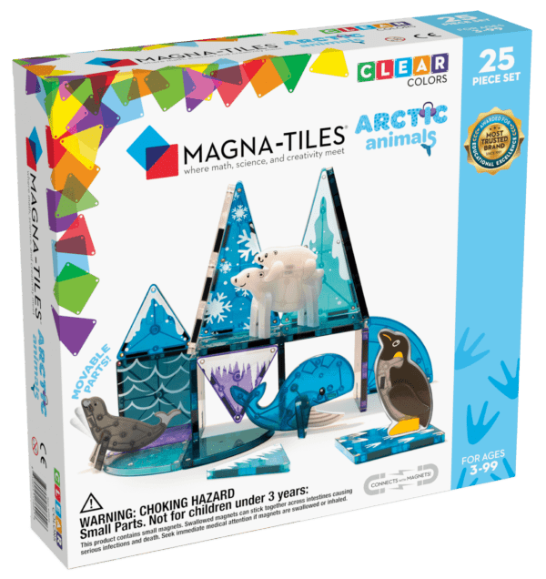 Front of Magna-Tiles Arctic Animals 25-Piece Set Box