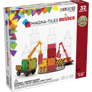 Magna-Tiles Builder 32-Piece Set Front of Box