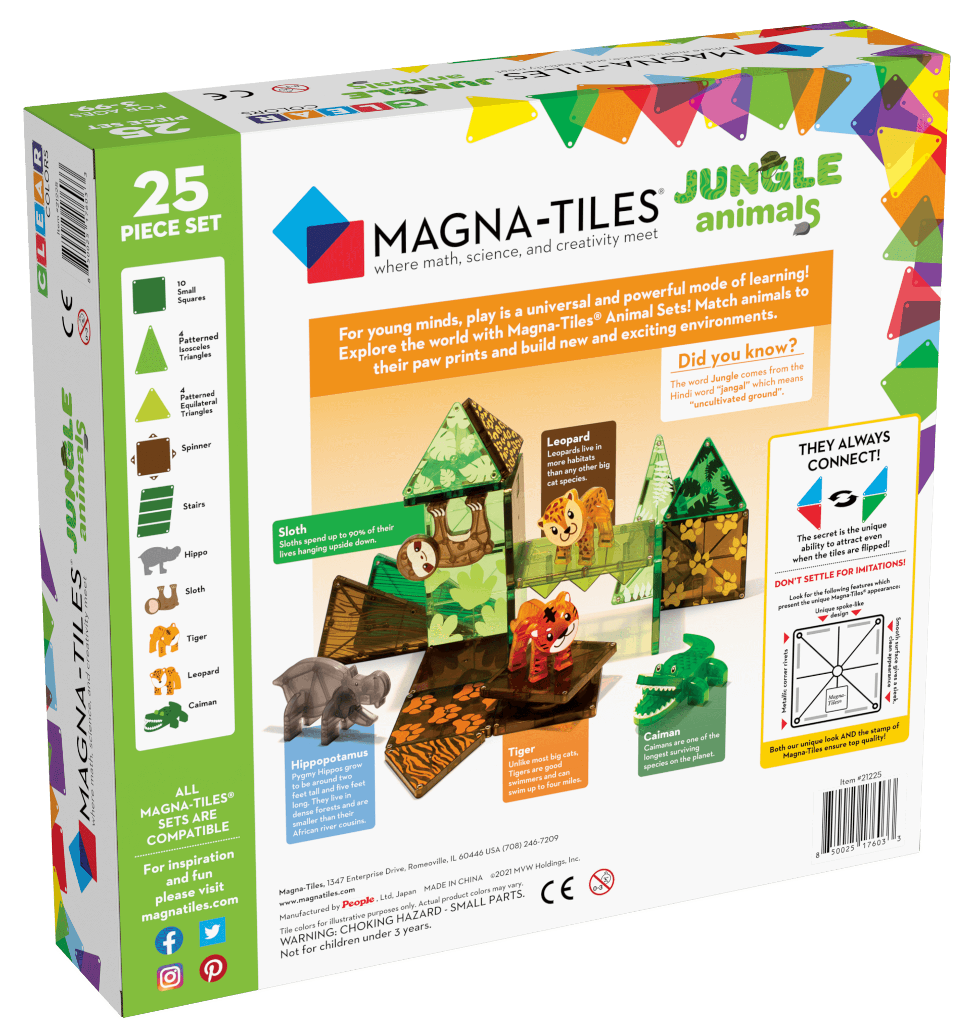 magna tiles safari set