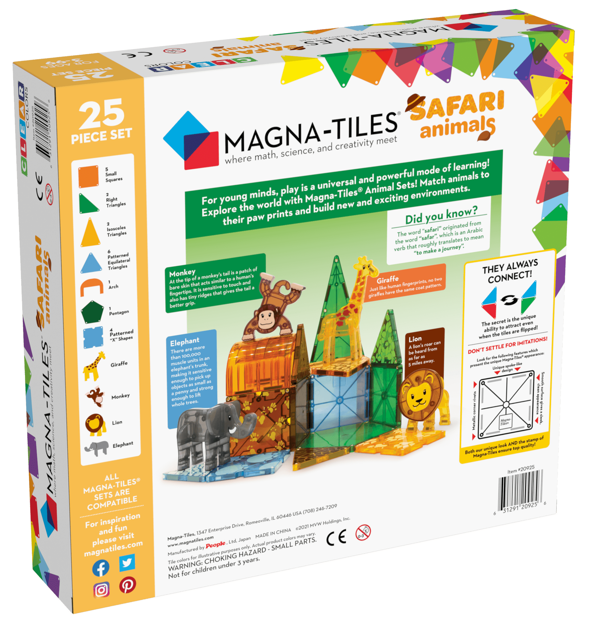 magna tiles jungle