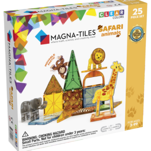 Front of Magna-Tiles Safari Animals 25-Piece Set Box