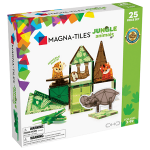 Front of MAGNA-TILES® Jungle Animals 25-Piece Set package