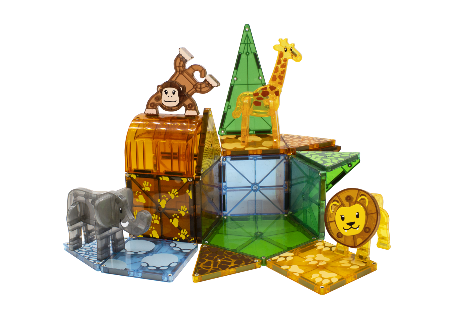 magna tiles safari set