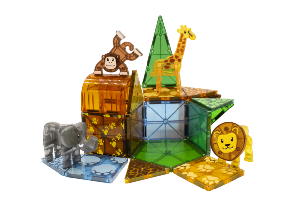 Example of MAGNA-TILES® Safari Animals 25-Piece Set