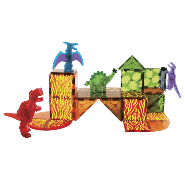 Example build of MAGNA-TILES® Dino World 40-Piece Set