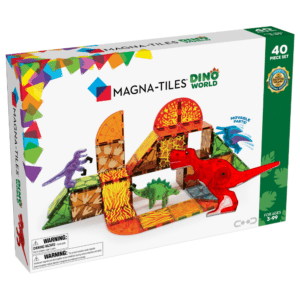 Front of MAGNA-TILES® Dino World 40-Piece Set package