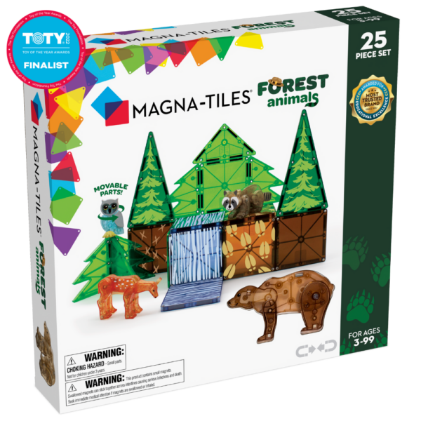 Front of MAGNA-TILES® Forest Animals 25-Piece Set package