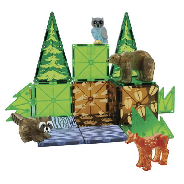 Example build of MAGNA-TILES® Forest Animals 25-Piece Set