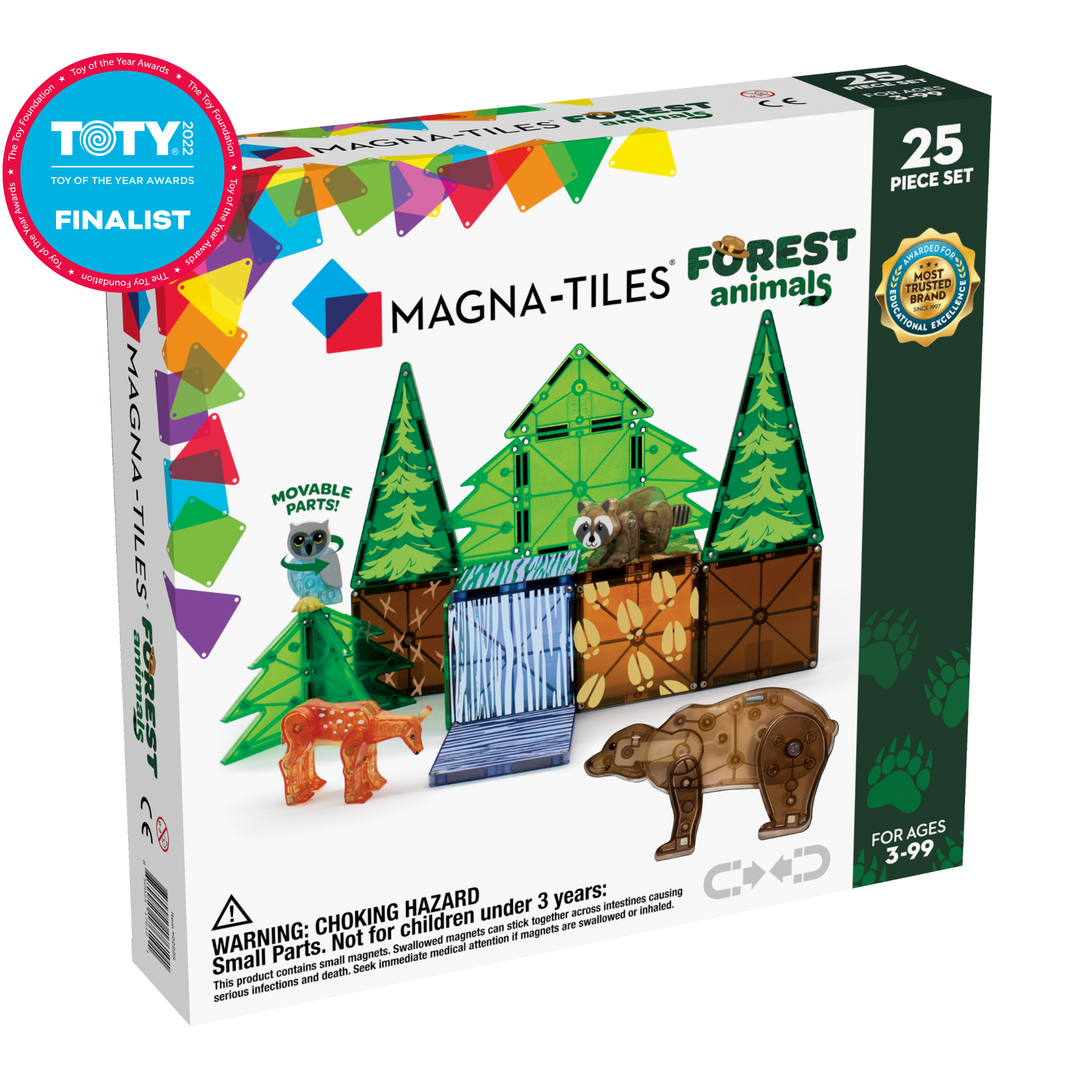 Forest Animals 25-Piece Set - Magna-Tiles®