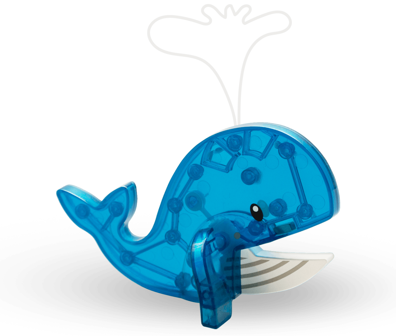Blue whale from MAGNA-TILES® Arctic Animals 25-Piece Set