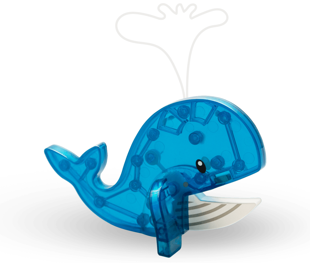 Blue whale from MAGNA-TILES® Arctic Animals 25-Piece Set