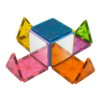 Example of MAGNA-TILES® Stardust 15-Piece Set Build