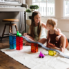 Image of children playing with the Downhill Duo Set