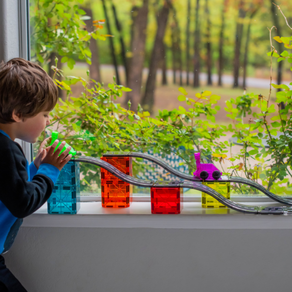 Image of children playing with the Downhill Duo Set