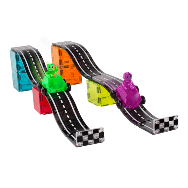 Example Build of MAGNA-TILES® Downhill Duo 40-Piece Set